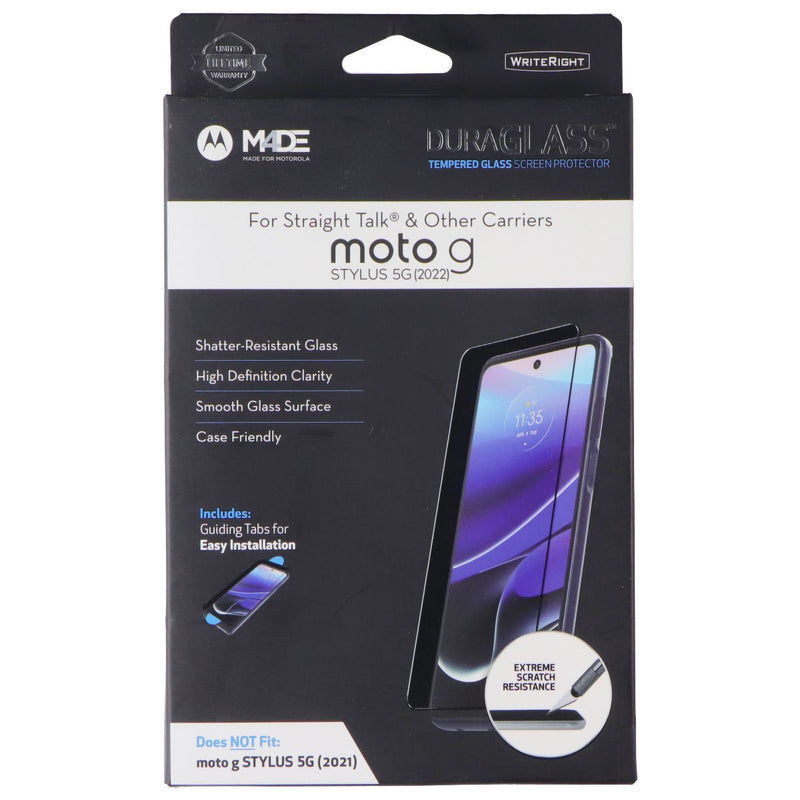 DuraGlass Tempered Glass Screen Protector for Motorola Moto G Stylus 5G (2022)