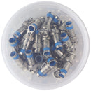 Eclipse Pro (30-Pack) BNC Connectors for RG6 Quad Shield Coax Cable CCTV Video