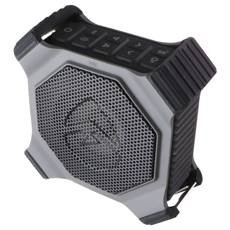 ECOXGEAR EcoEdge+ Waterproof Bluetooth LED Lit Speaker - Gray