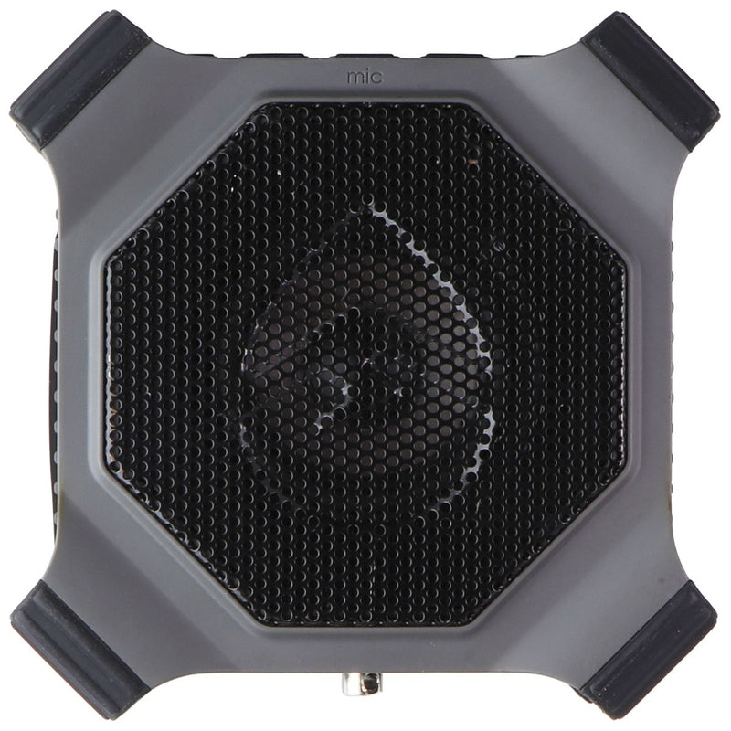 ECOXGEAR EcoEdge+ Waterproof Bluetooth LED Lit Speaker - Gray