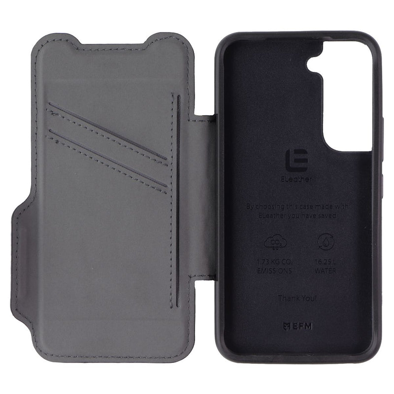 EFM Monaco Series Folio Case for Samsung Galaxy S22 - Black