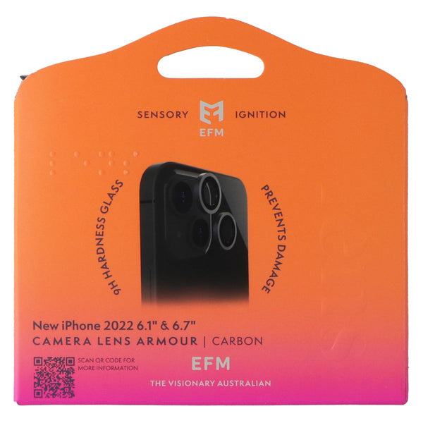 EFM Camera Lens Armour for Apple iPhone 14 / 14 Plus - Carbon