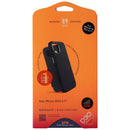 EFM Monaco Wallet Folio Case for MagSafe for Apple iPhone 14 Plus - Black/Gray