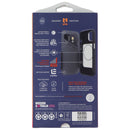 EFM Monaco Wallet Folio Case for MagSafe for Apple iPhone 14 Plus - Black/Gray