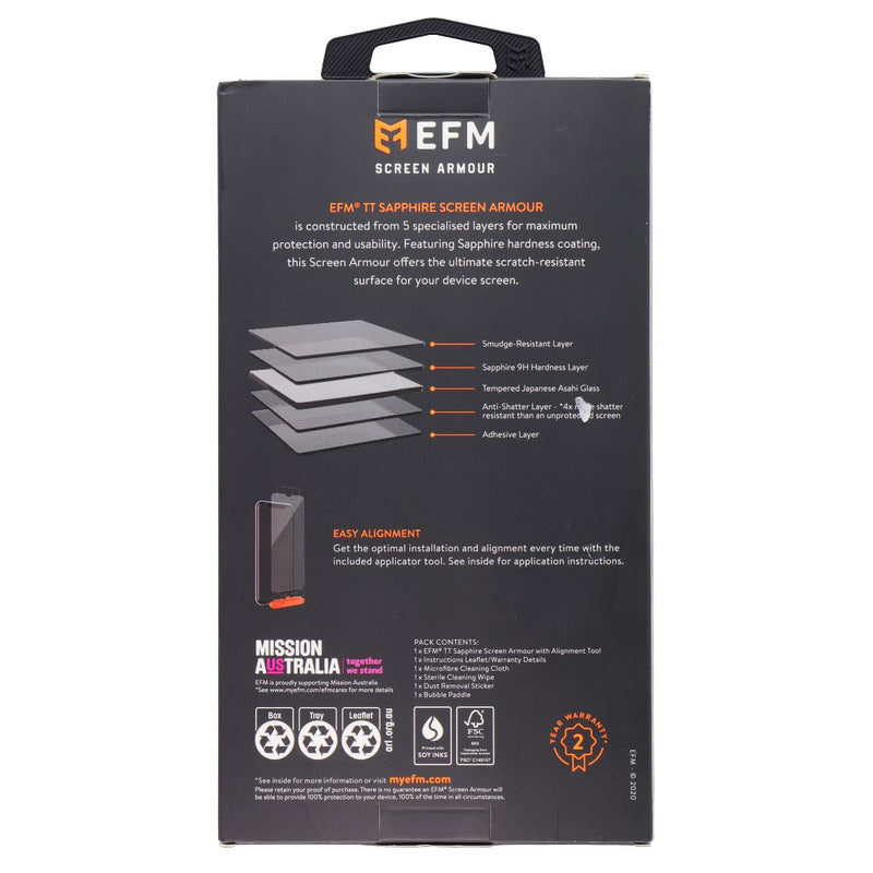 EFM TT Sapphire Series Screen Protector for OPPO A52/A72/A92 Realme 6 - Clear