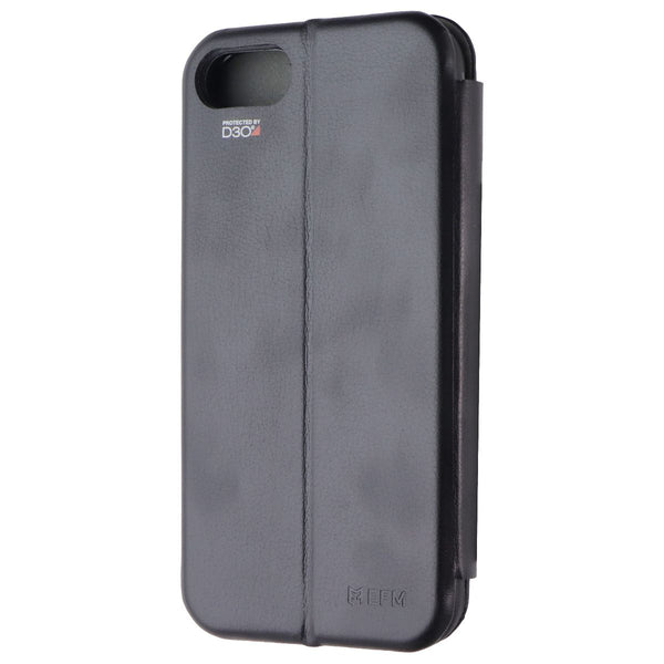 EFM Miami Series Wallet Case for Apple iPhone SE 2022/ 8 / 7 / 6 /6s - Jet Black