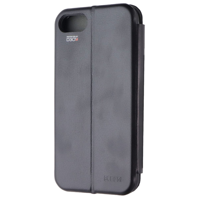 EFM Miami Series Wallet Case for Apple iPhone SE 2022/ 8 / 7 / 6 /6s - Jet Black