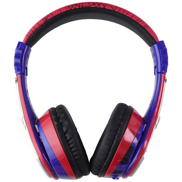 eKids Marvel Spider-Man Bluetooth Wireless Headphones for Kids - Red/Blue/Silver