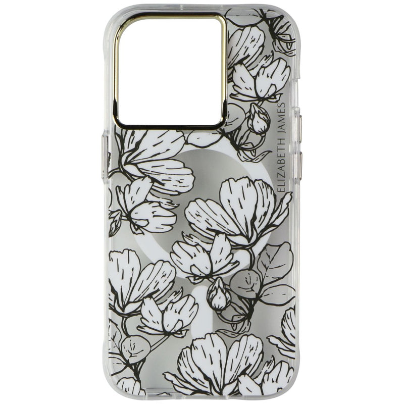 Elizabeth James Case for MagSafe for iPhone 15 Pro - Sunday in Soho Clear/Gold