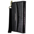 Elizabeth James Wristlet Folio for MagSafe for Apple iPhone 15 Pro - Black Croc