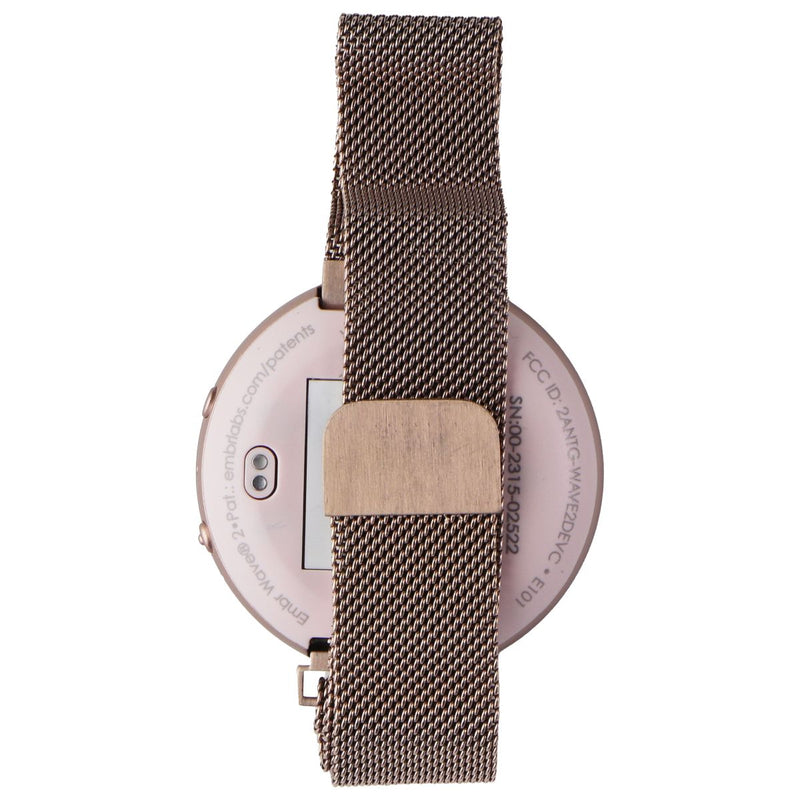 Embr Wave 2 Cooling & Warming Wristband Personalized Thermal Relief - Rose Gold
