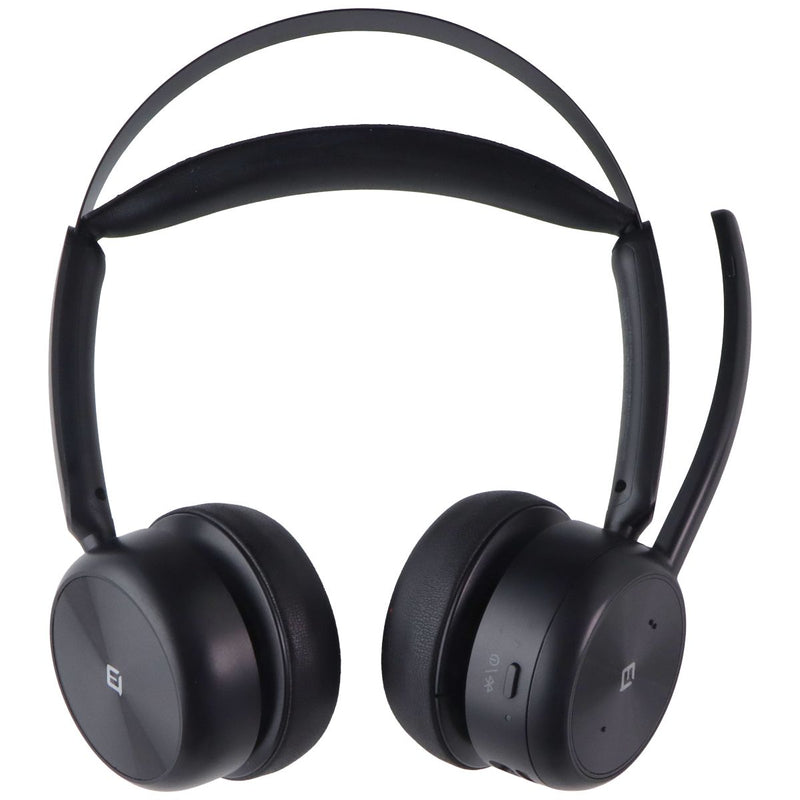 EMEET GeniusCall HS80 (Gen 2) Wireless On-Ear Headset with Charging Base - Black