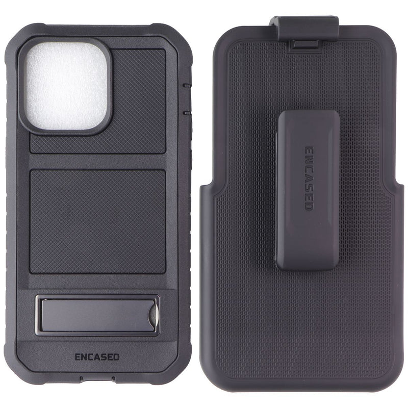 ENCASED Falcon Case and Holster for Apple iPhone 14 Pro Max - Black