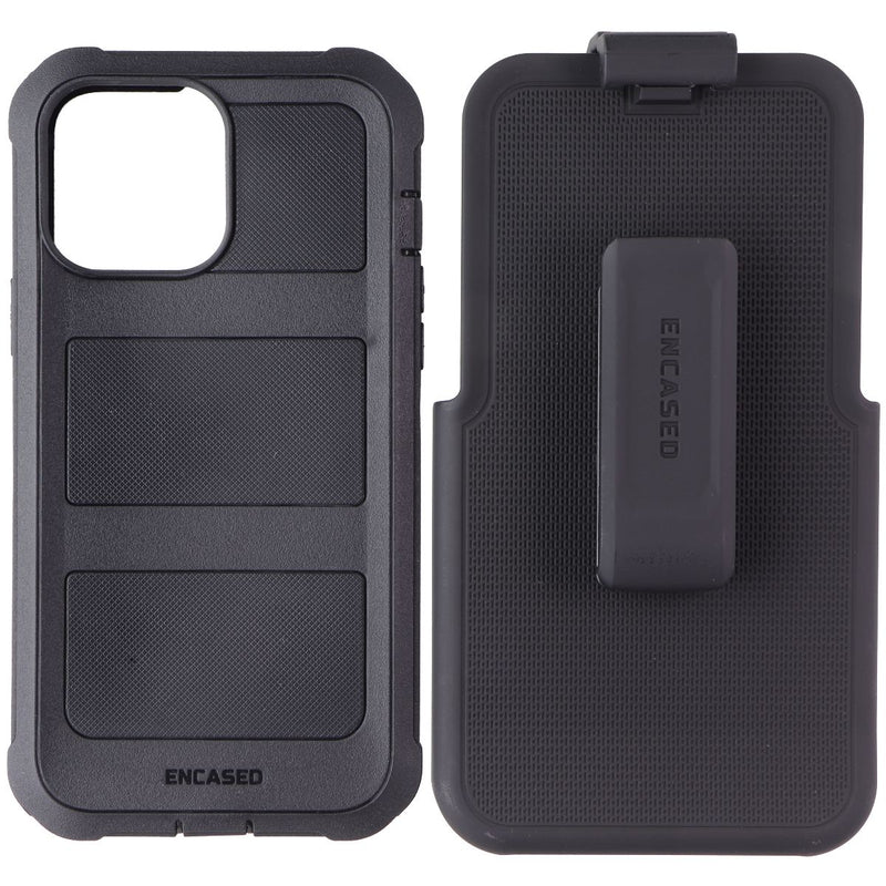 ENCASED Falcon Case and Holster for Apple iPhone 13 Pro Max - Black