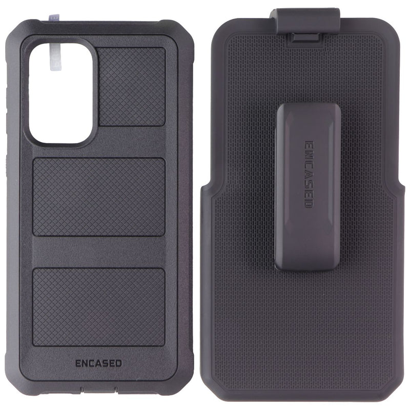 Encased Falcon Shield Case & Holster for Samsung Galaxy A33 5G - Black