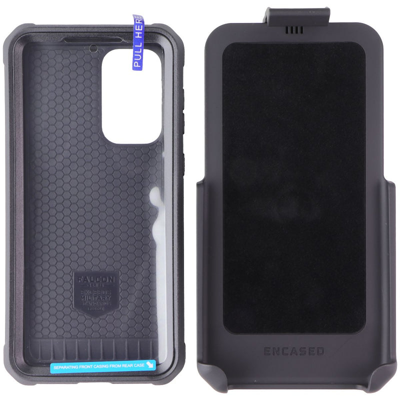 Encased Falcon Shield Case & Holster for Samsung Galaxy A33 5G - Black