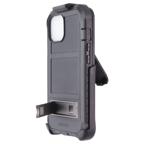 Encased Falcon Shield Case & Holster for Apple iPhone 14 - Black