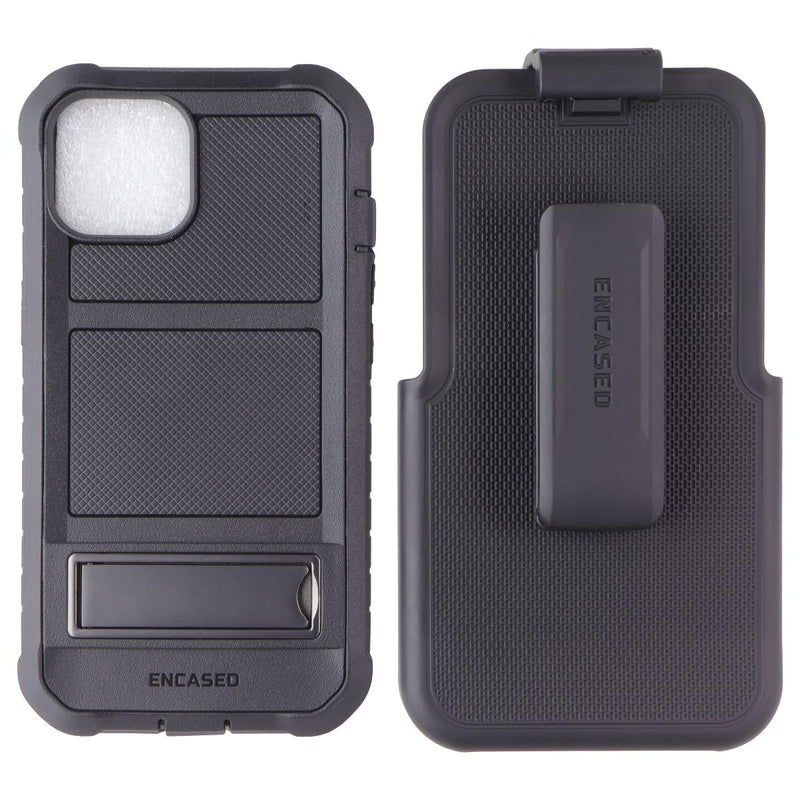 Encased Falcon Shield Case & Holster for Apple iPhone 14 - Black