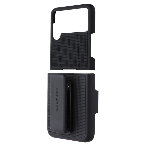 Encased Duraclip Series Case & Holster Clip for Samsung Galaxy Z Flip3 - Black