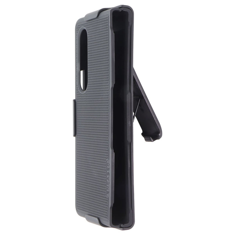 Encased Duraclip Case for Samsung Galaxy Z Fold3 with Holster - Black