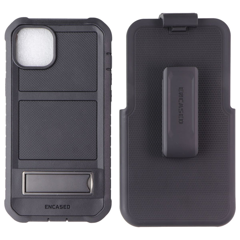 ENCASED Falcon Case and Holster for Apple iPhone 14 Plus - Black