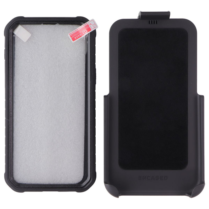 ENCASED Falcon Case and Holster for Apple iPhone 14 Plus - Black