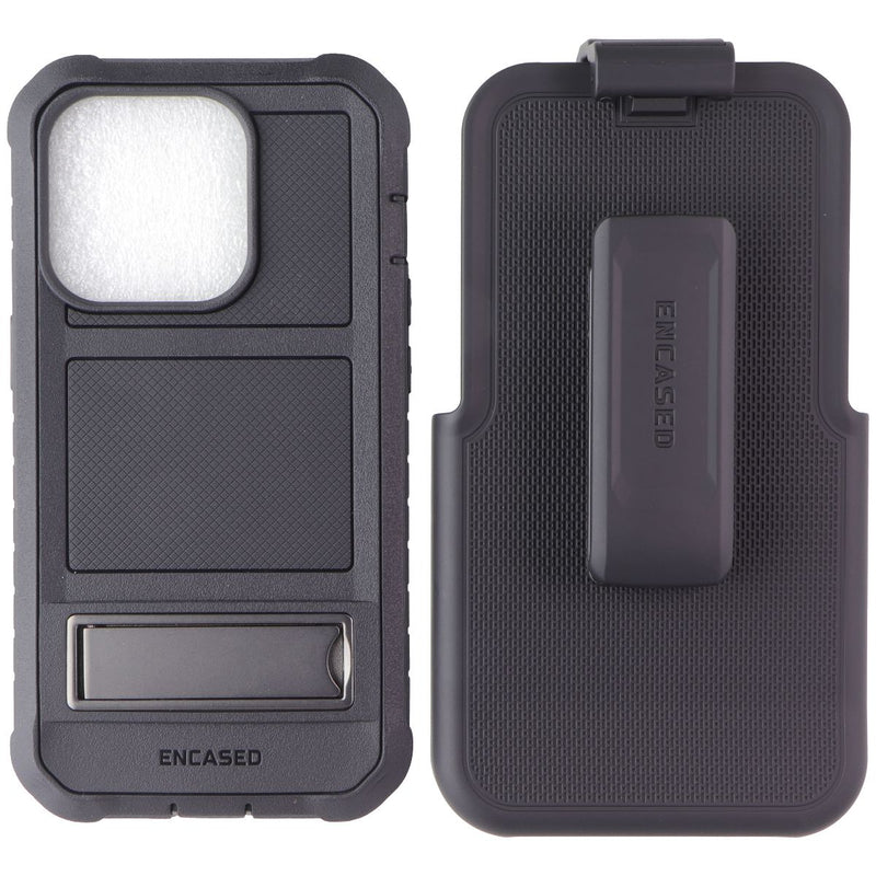 ENCASED Falcon Case and Holster for Apple iPhone 14 Pro - Black