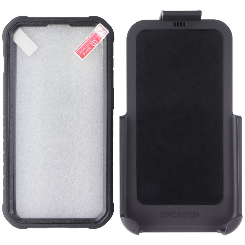 ENCASED Falcon Case and Holster for Apple iPhone 14 Pro - Black