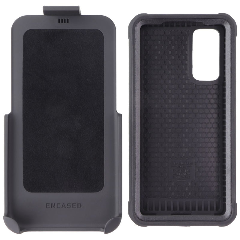 Encased Falcon Shield Case & Holster for Samsung Galaxy S20 FE - Black