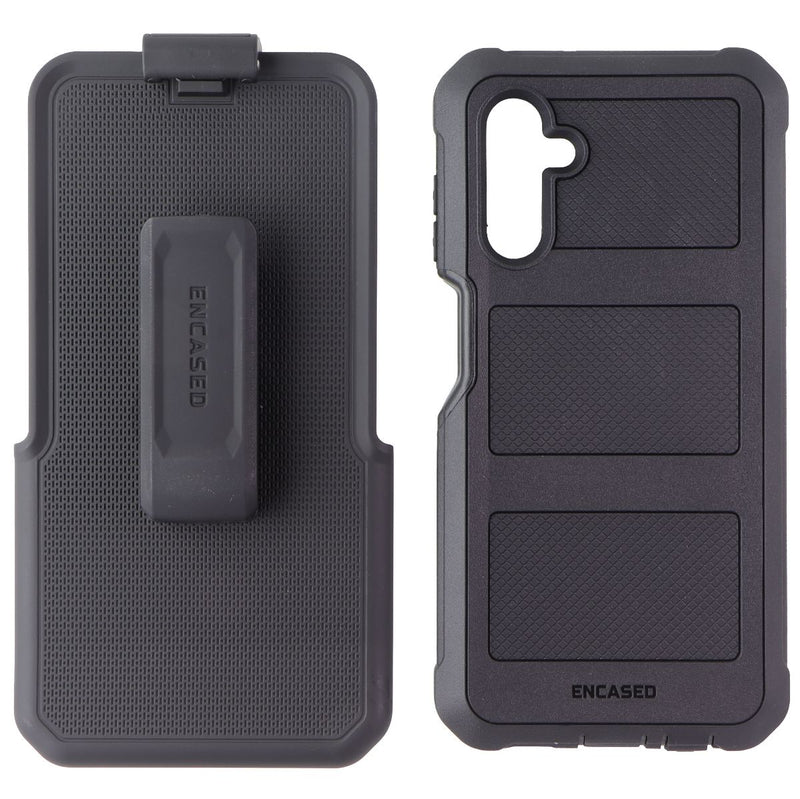 Encased Falcon Shield Case/Holster/Screen Protector for Galaxy A13 5G - Black