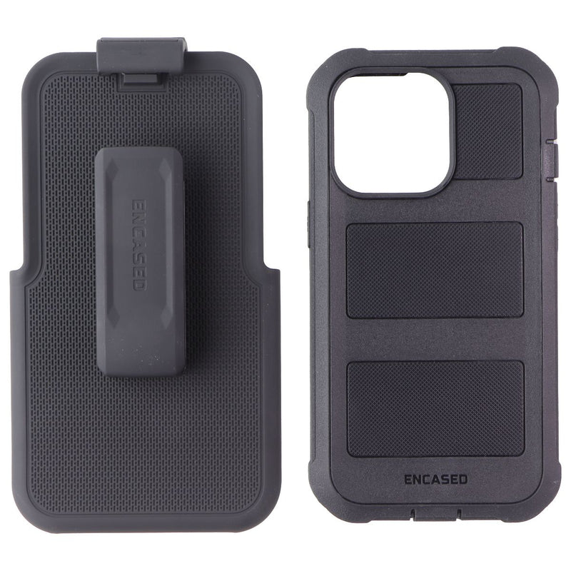 Encased Falcon Shield Case/Holster/Screen Protector for iPhone 13 Pro - Black