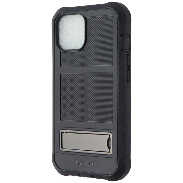 Encased Falcon Kickstand Case for Apple iPhone 14 - Black
