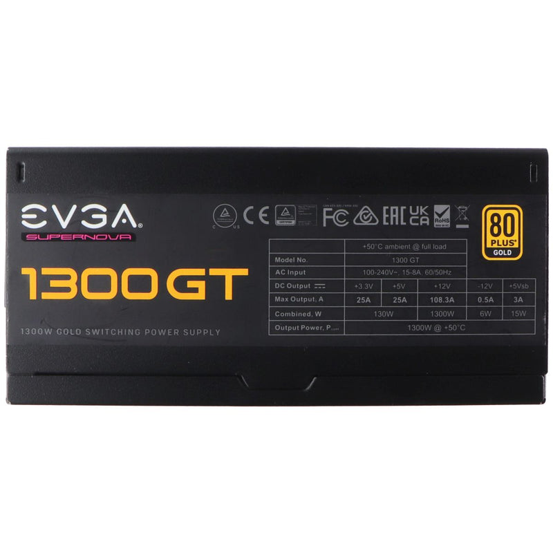 EVGA SuperNOVA 1300 GT, 80 Plus Gold 1300W, Fully Modular & Eco Mode