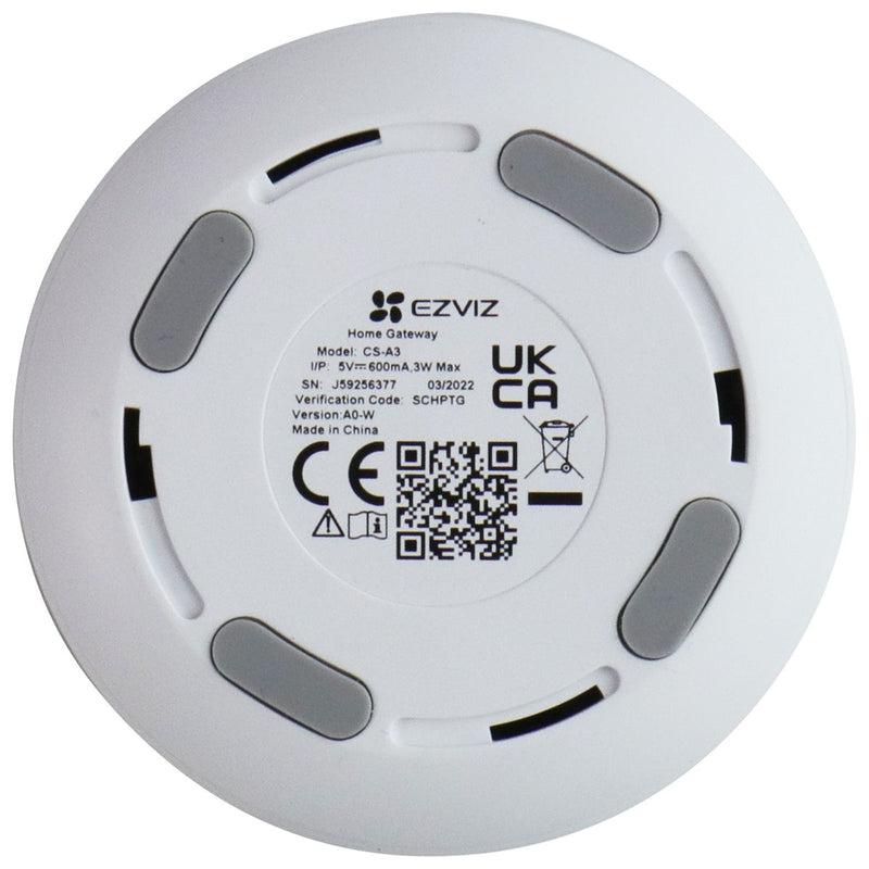 EZVIZ CS-A3 Smart Home Gateway Hub with Wi-Fi Connectivity and Control - White