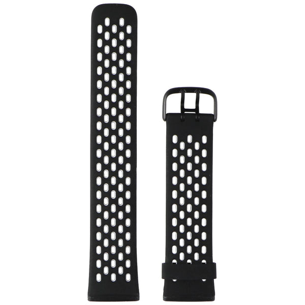 Fitbit Sport Band for Fitbit Sense 2/1 & Versa 4/3 - L/G Set - Black/Lunar White