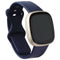 Fitbit Versa 3 Smartwatch (FB511) - Gold Case / Blue Infinity Bands (Full Set)