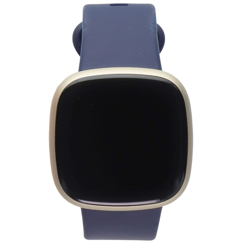 Fitbit Versa 3 Smartwatch (FB511) - Gold Case / Blue Infinity Bands (Full Set)