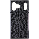 Flaunt Square Series Hard Case for Apple iPhone 17 Pro Max - Black Croc Leather