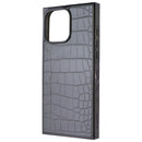 Flaunt Square Case for Apple iPhone 16 Pro Max - Black Crocodile