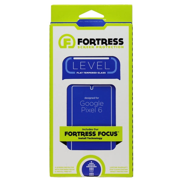 Fortress Level Flat Tempered Glass Screen Protector for Google Pixel 6