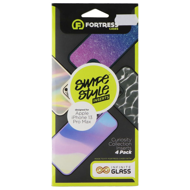 Fortress Swipe Style Inserts (4-Pk) for Apple iPhone 13 Pro Max - Curiosity Col.