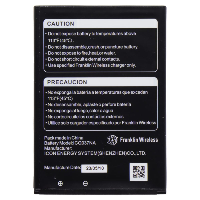 Franklin Wireless (5,000mAh) Li-ion Battery 3.8V (ICQ037NA) 19.00Wh