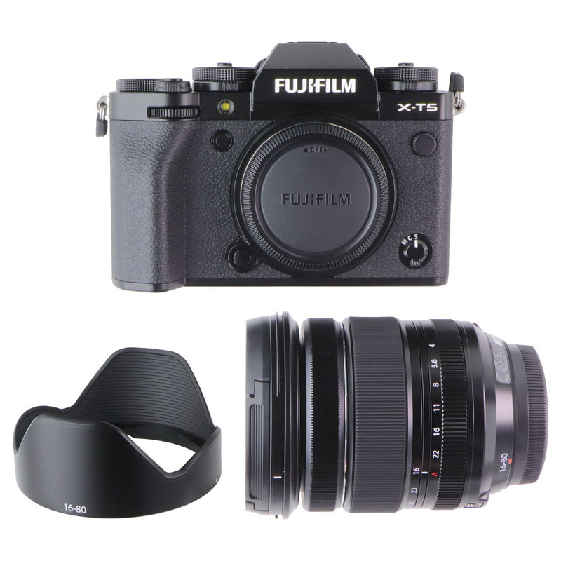 Fujifilm X-T5 Mirrorless Digital Camera with XF16-80MMF4 Lens Kit - Black