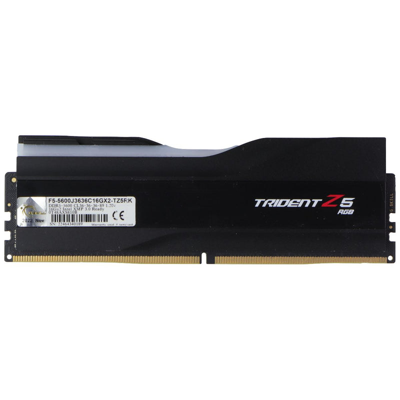 G.SKILL Trident Z5 16GB DDR5-5600 RAM Memory F5-5600J3636C16GX2-TZ5RK (Single)