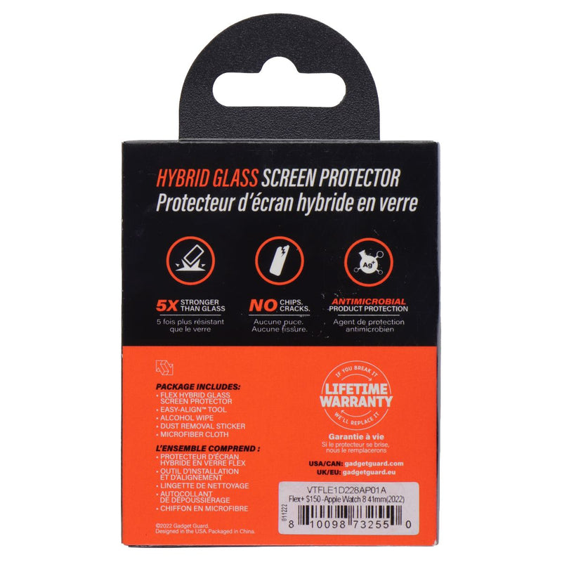 Gadget Guard Flex Series Screen Protector for Apple Watch 8 (41mm) 2022 - Clear