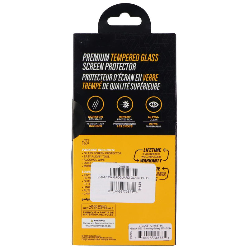 Gadget Guard Glass Screen Protector for Samsung Galaxy S25+ (Plus)/ S24+ (Plus)