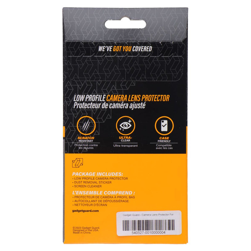 Gadget Guard Glass Camera Protector for Samsung Galaxy S24+ (Plus) - Black