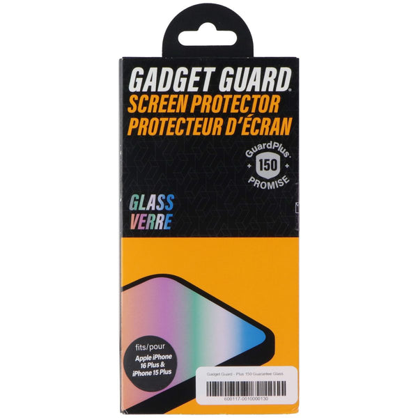 Gadget Guard Glass Screen Protector for Apple iPhone 16 Plus/15 Plus