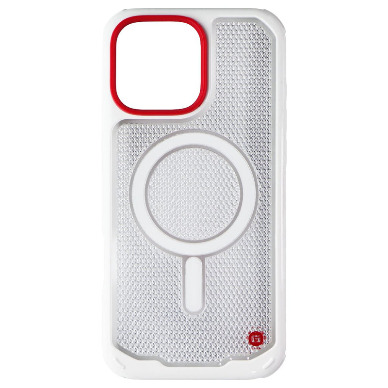 Gadget Guard G-Form Case for MagSafe for Apple iPhone 16 Pro Max - White / Red