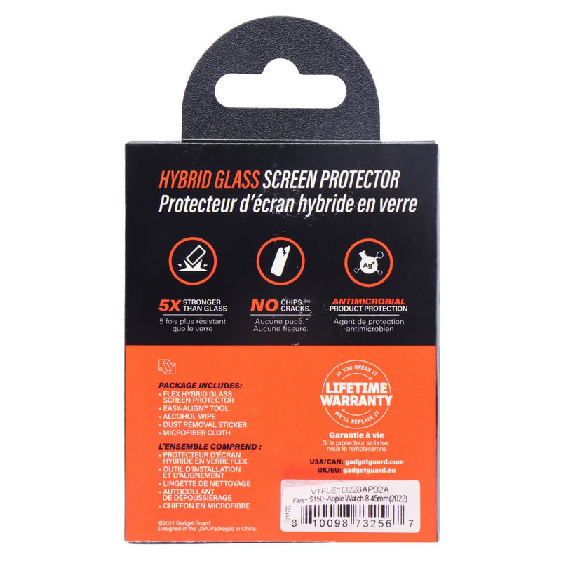 Gadget Guard Flex Series Screen Protector for Apple Watch 8 (45mm) - Clear